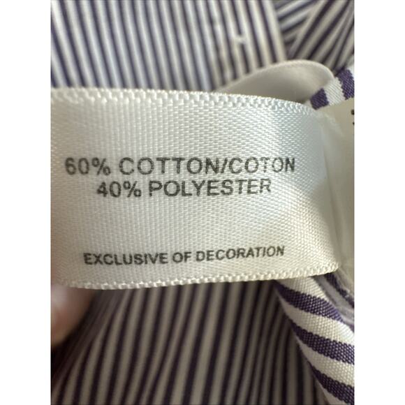 Minnesota Vikings Cutter & Buck Men’s Shirt Purple Stripe Button Down XL - Picture 6 of 6